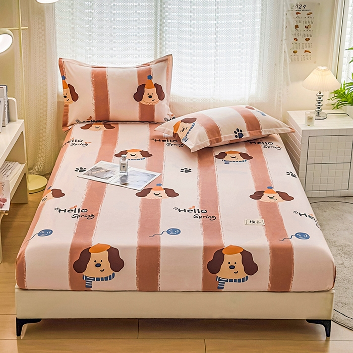 91家纺网 家纺一手货源 找家纺 丝芙妮家居（原乐视家纺） 2025新款全棉磨毛多规格单品床笠 罗宾