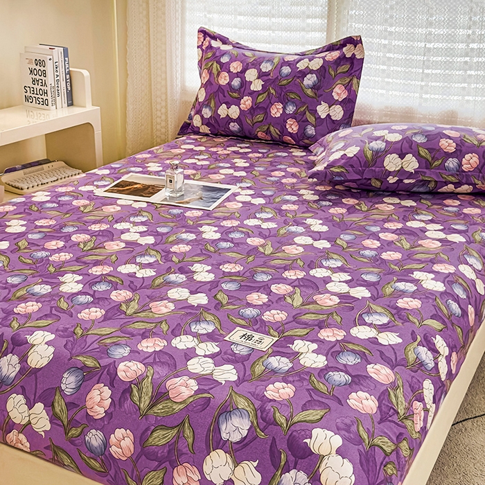 91家纺网 家纺一手货源 找家纺 丝芙妮家居（原乐视家纺） 2025新款全棉磨毛多规格单品床笠 云汐