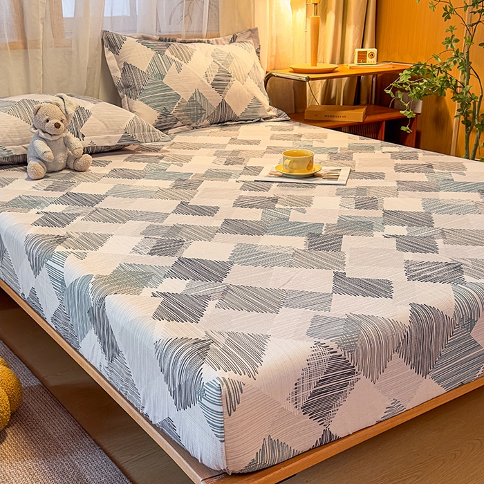 91家纺网 家纺一手货源 找家纺 丝芙妮家居（原乐视家纺） 2025新款全棉磨毛多规格单品床笠 简森