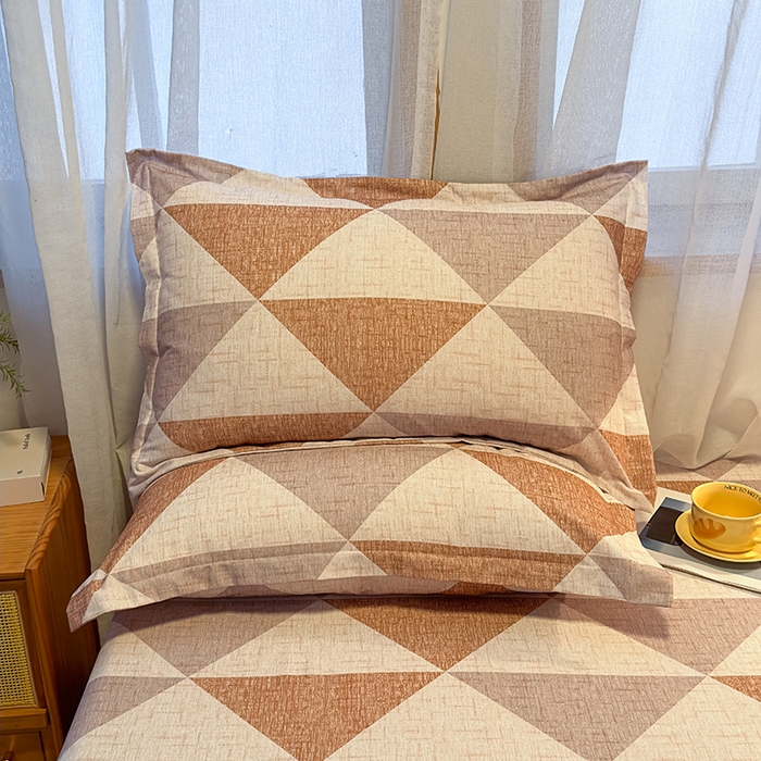 91家纺网 家纺一手货源 找家纺 丝芙妮家居（原乐视家纺） 2025新款全棉磨毛多规格单品床笠 云漫-咖