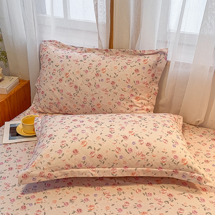 91家纺网 家纺一手货源 找家纺 丝芙妮家居（原乐视家纺） 2025新款全棉磨毛多规格单品床笠 莫奈