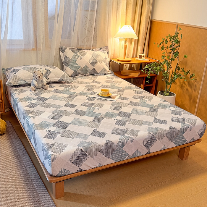 91家纺网 家纺一手货源 找家纺 丝芙妮家居（原乐视家纺） 2025新款全棉磨毛多规格单品床笠 简森