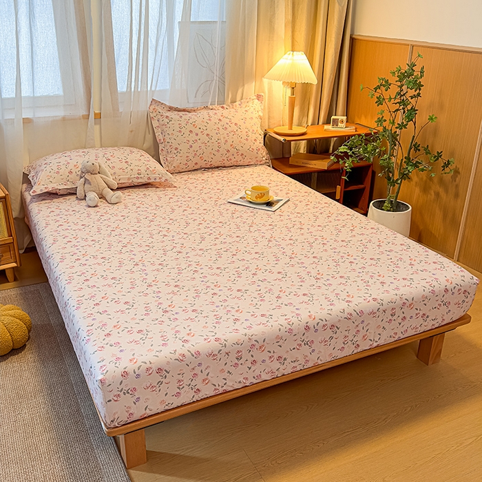 91家纺网 家纺一手货源 找家纺 丝芙妮家居（原乐视家纺） 2025新款全棉磨毛多规格单品床笠 莫奈