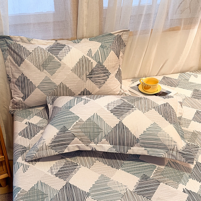 91家纺网 家纺一手货源 找家纺 丝芙妮家居（原乐视家纺） 2025新款全棉磨毛多规格单品床笠 简森