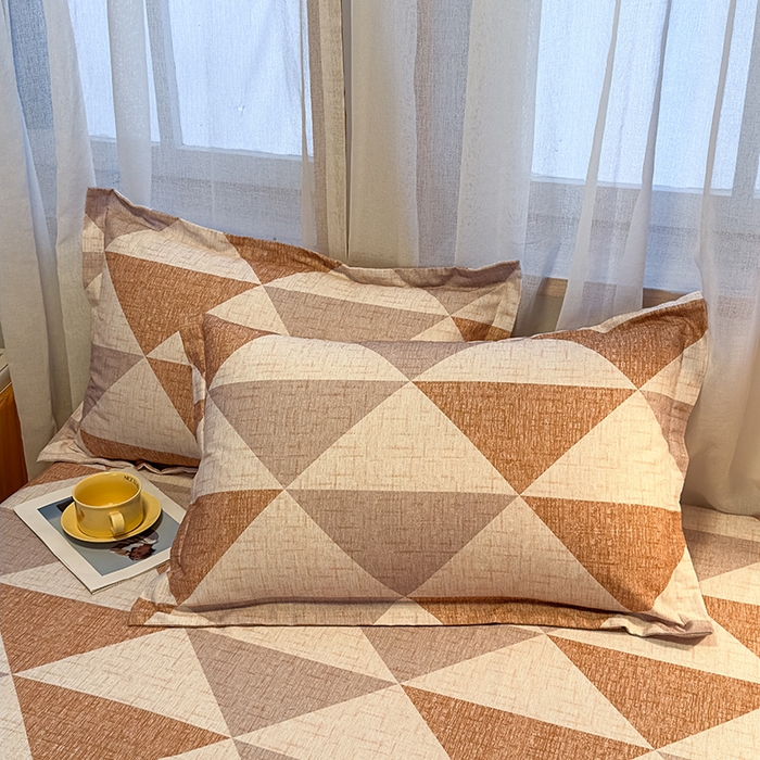 91家纺网 家纺一手货源 找家纺 丝芙妮家居（原乐视家纺） 2025新款全棉磨毛多规格单品床笠 云漫-咖