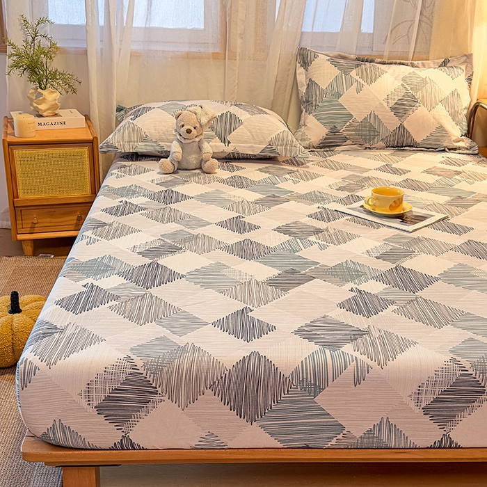 91家纺网 家纺一手货源 找家纺 丝芙妮家居（原乐视家纺） 2025新款全棉磨毛多规格单品床笠 简森