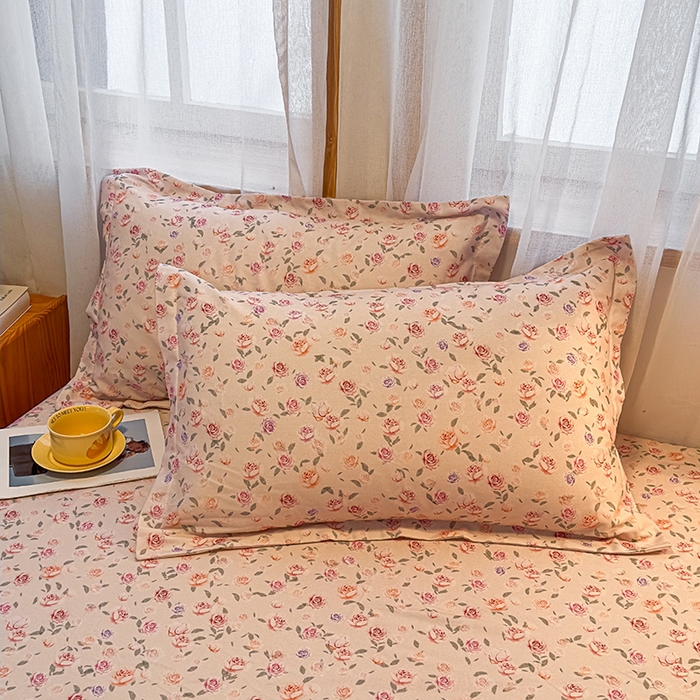 91家纺网 家纺一手货源 找家纺 丝芙妮家居（原乐视家纺） 2025新款全棉磨毛多规格单品床笠 莫奈