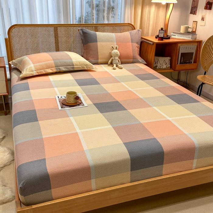 91家纺网 家纺一手货源 找家纺 丝芙妮家居（原乐视家纺） 2025新款全棉磨毛多规格单品床笠 凯瑟琳