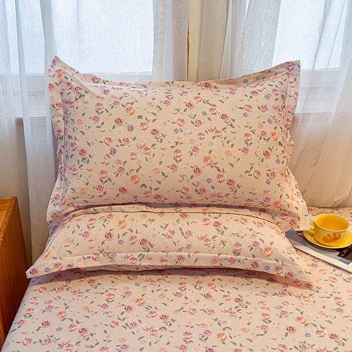 91家纺网 家纺一手货源 找家纺 丝芙妮家居（原乐视家纺） 2025新款全棉磨毛多规格单品床笠 莫奈