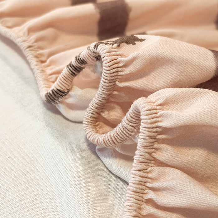 91家纺网 家纺一手货源 找家纺 丝芙妮家居（原乐视家纺） 2025新款全棉磨毛多规格单品床笠 暗香-紫