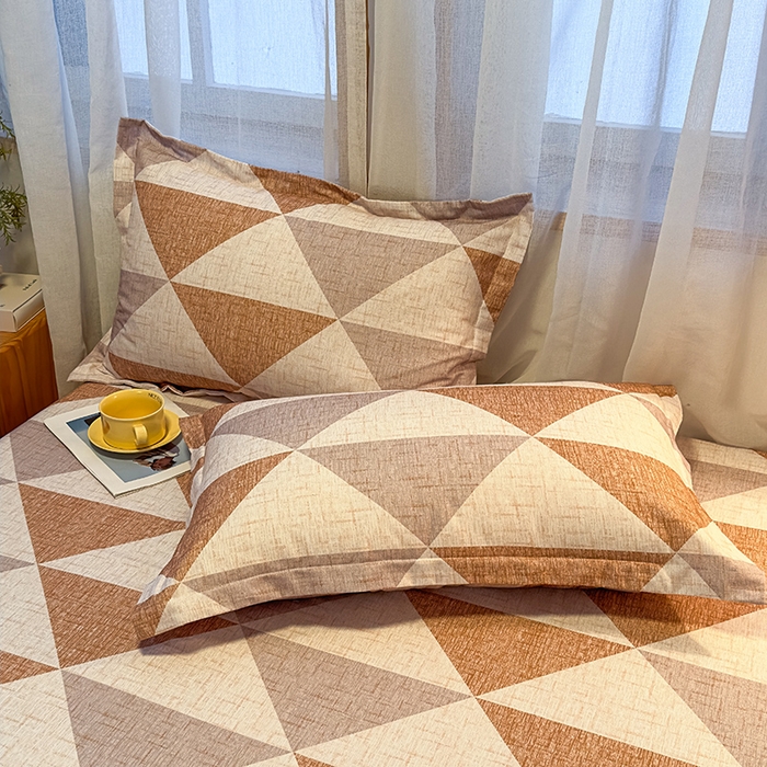 91家纺网 家纺一手货源 找家纺 丝芙妮家居（原乐视家纺） 2025新款全棉磨毛多规格单品床笠 云漫-咖