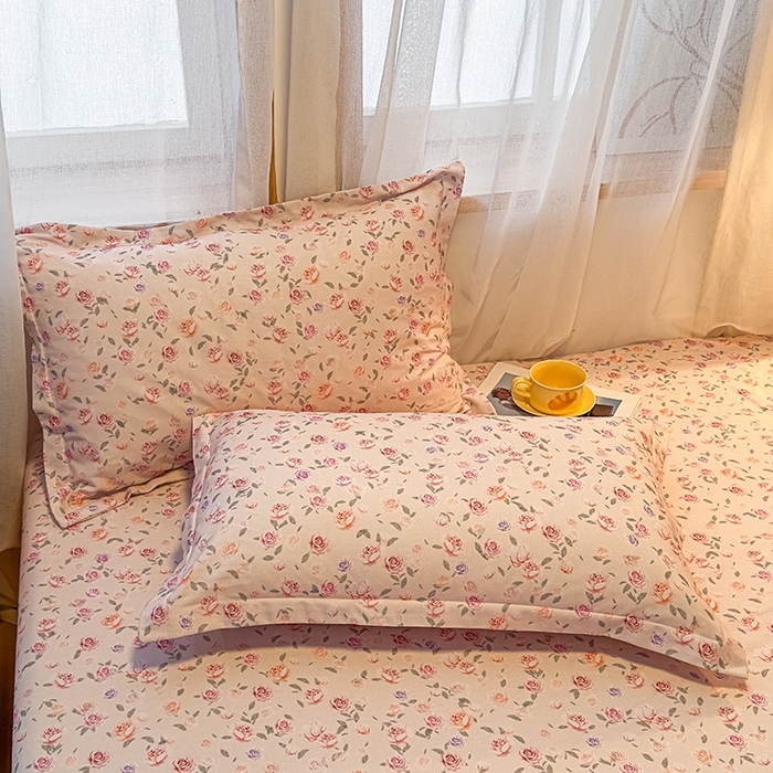 91家纺网 家纺一手货源 找家纺 丝芙妮家居（原乐视家纺） 2025新款全棉磨毛多规格单品床笠 莫奈