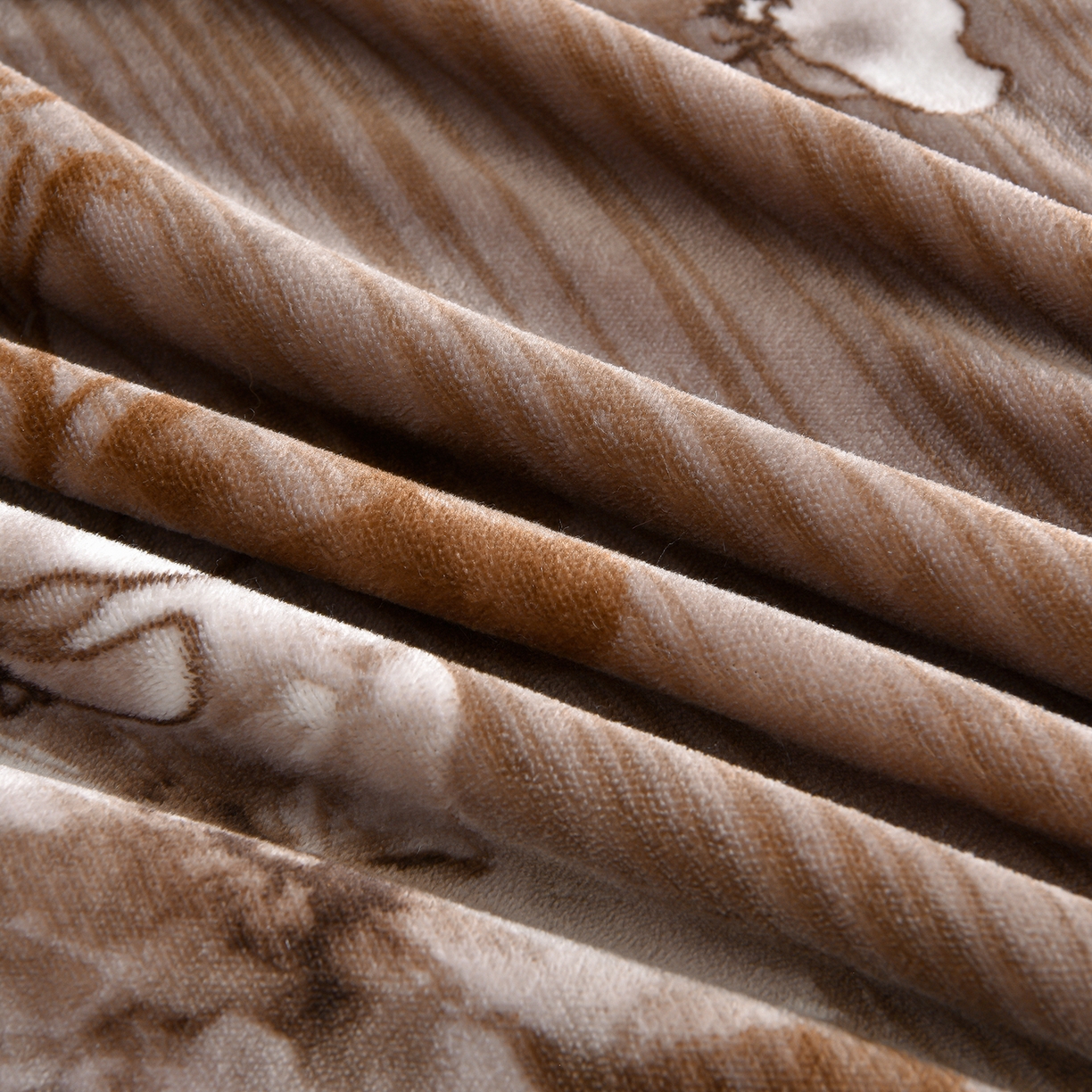 91家纺网 家纺一手货源 找家纺 赫本家纺  2025高克重牛奶绒花边床盖款四件套 墨染江南-灰