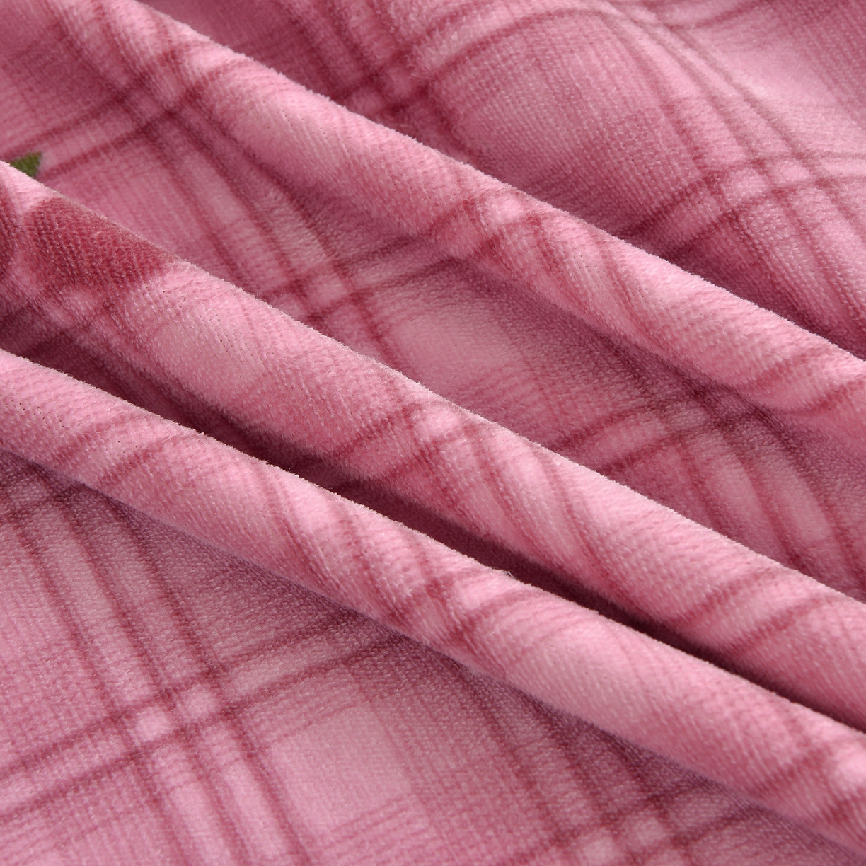 91家纺网 家纺一手货源 找家纺 赫本家纺  2025高克重牛奶绒花边床盖款四件套 云溪