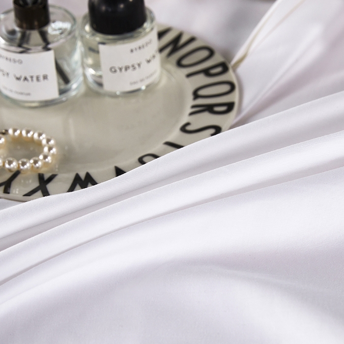 91家纺网 家纺一手货源 找家纺 （总）中乾酒店布草工厂店 2025新款140g磨毛高仿棉星级酒店宾馆民宿磨毛纯白三件套四件套