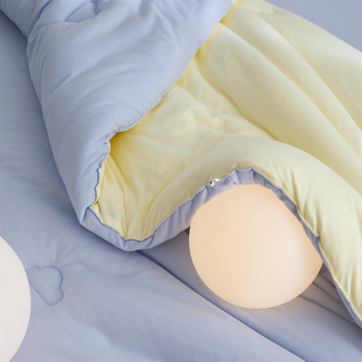 91家纺网 家纺一手货源 找家纺 头等舱 2025新款全棉A类针织 零压 深睡 德国ADVANSA 抗菌 100%阻螨低致敏秋冬被（空镜图） 蓝莓乳酪