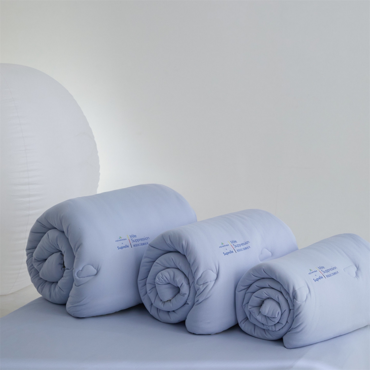 91家纺网 家纺一手货源 找家纺 头等舱 2025新款全棉A类针织 零压 深睡 德国ADVANSA 抗菌 100%阻螨低致敏秋冬被（空镜图） 蓝莓乳酪