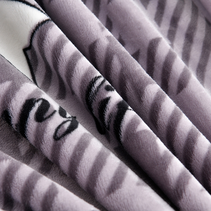 91家纺网 家纺一手货源 找家纺 新8.5-9.5斤法莱绒四件套珊瑚牛奶金貂绒四件套床裙 蝶影