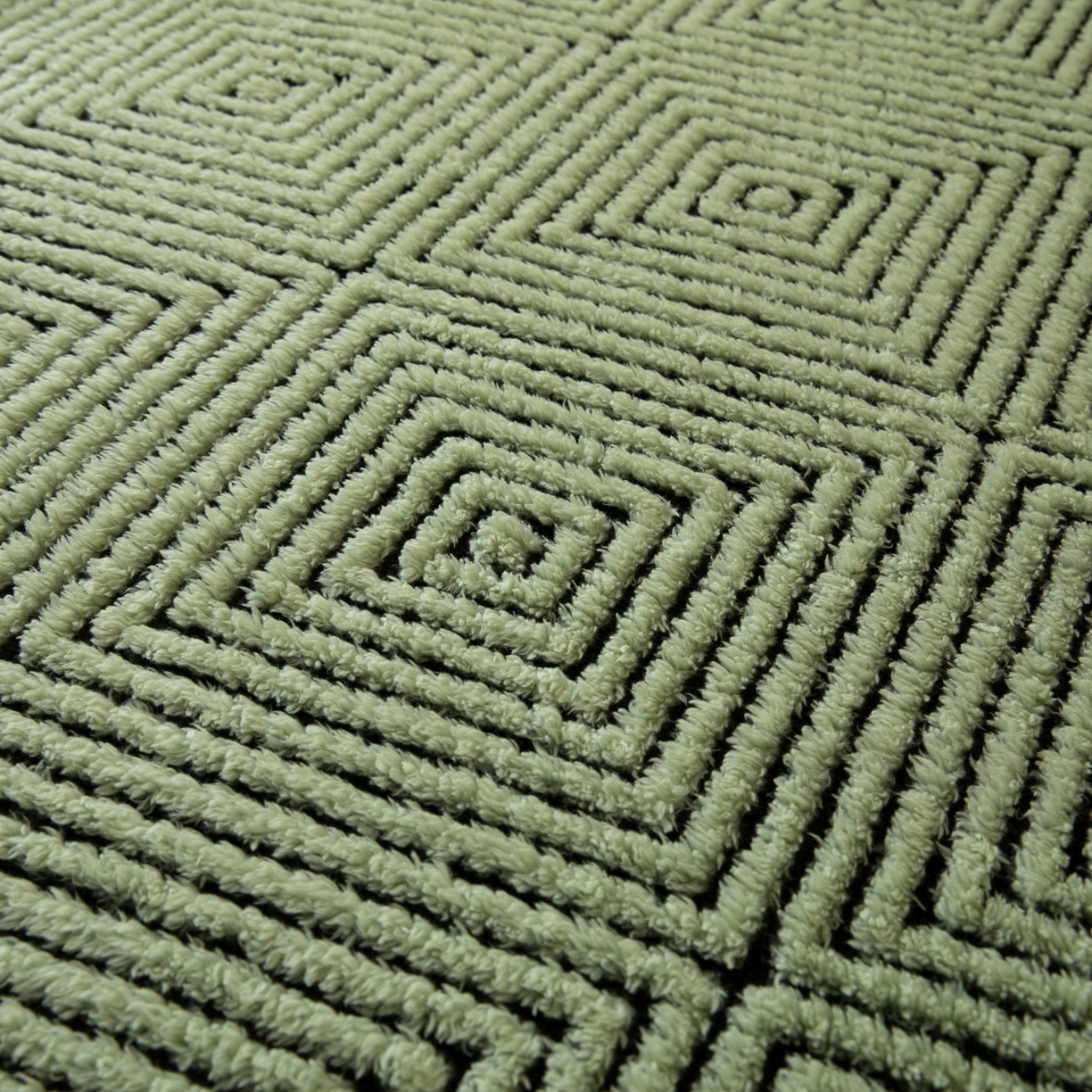 91家纺网 家纺一手货源 找家纺 欧邦 2025新款轻奢暖阳绒提花双面绒单层毯毯子 单层毯-青瓷绿