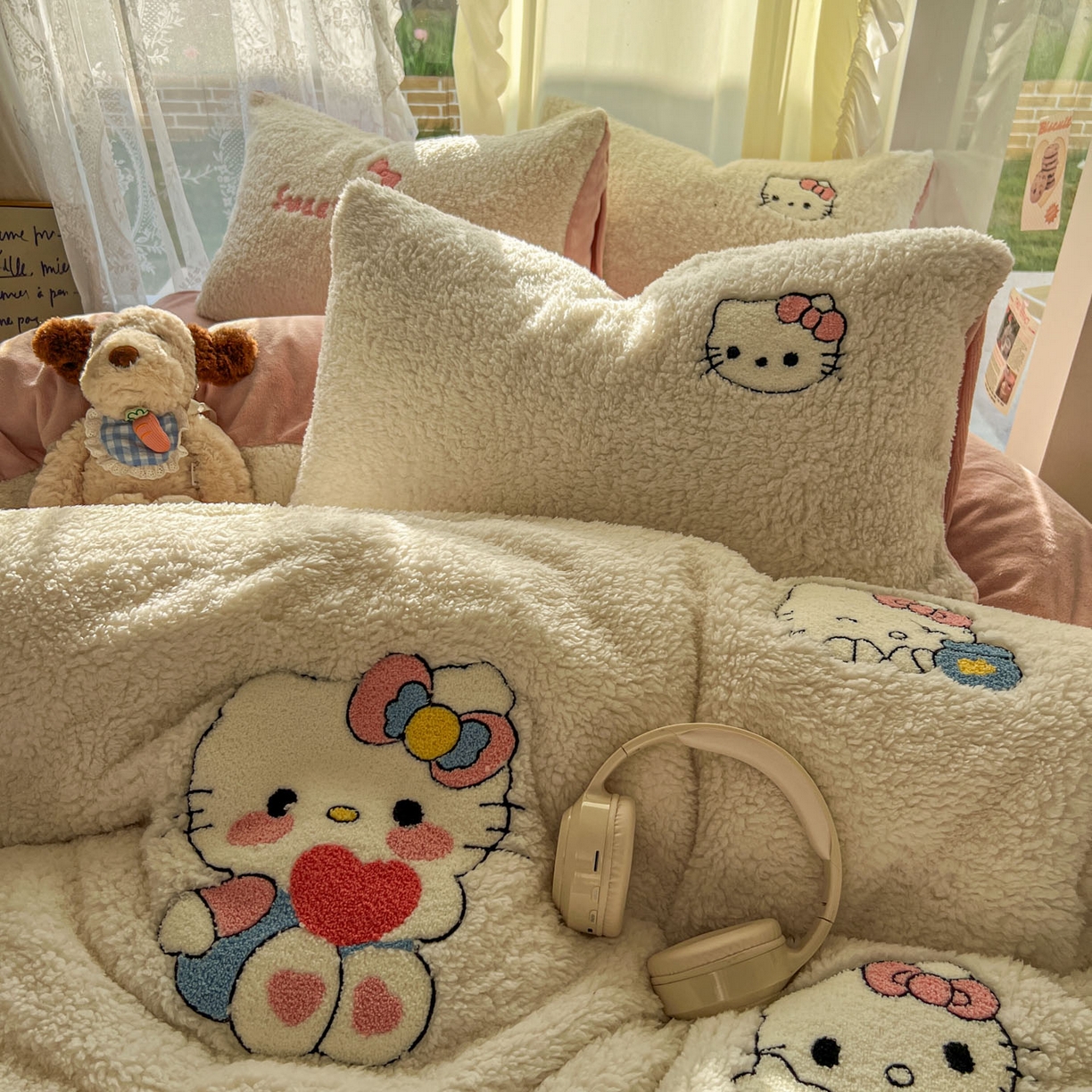 91家纺网 家纺一手货源 找家纺 （总）颜选 2025新款卡通羊羔绒四件套