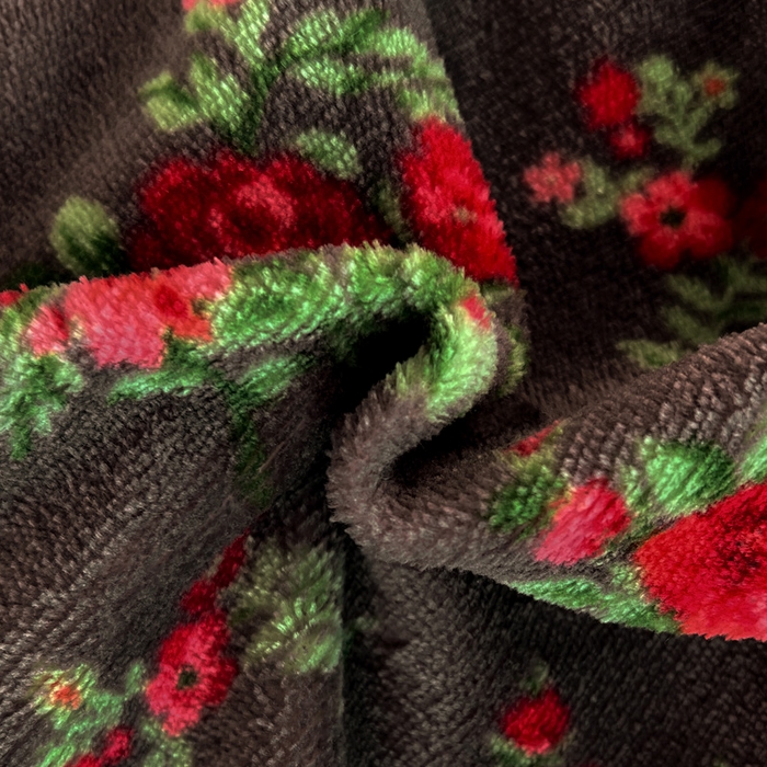 91家纺网 家纺一手货源 找家纺 鑫利来家纺 2025新款牛奶绒床盖夹棉花边韩版印花单床盖单件床盖三件套 床盖-玫瑰的故事