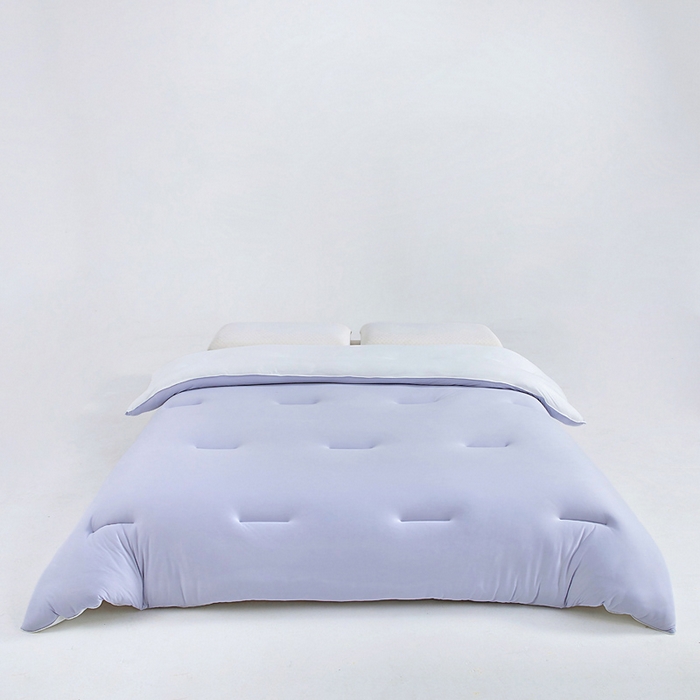 91家纺网 家纺一手货源 找家纺 栩裕纺织 2025新款A类亲肤深睡眠控温抑菌被芯被子被芯春秋被冬被 熏衣紫