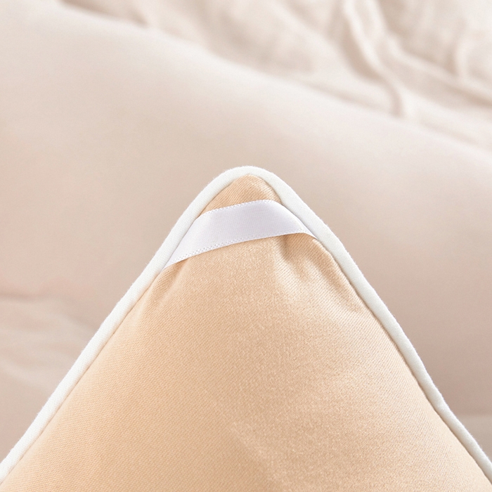 91家纺网 家纺一手货源 找家纺 栩裕纺织 2025新款A类亲肤深睡眠控温抑菌被芯被子被芯春秋被冬被 卡其色