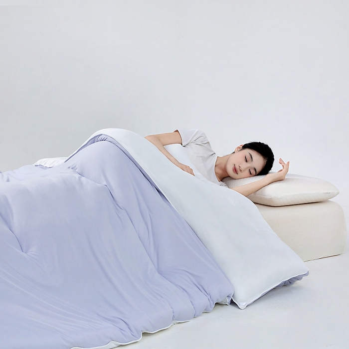 91家纺网 家纺一手货源 找家纺 栩裕纺织 2025新款A类亲肤深睡眠控温抑菌被芯被子被芯春秋被冬被 熏衣紫