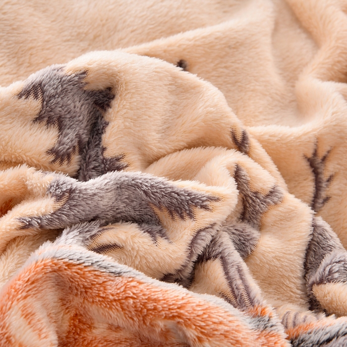 91家纺网 家纺一手货源 找家纺 （总）牵梦萦 2025新款雪花绒小清新印花四件套