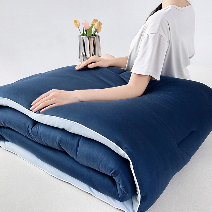 91家纺网 家纺一手货源 找家纺 （总）栩裕纺织 2025新款A类亲肤深睡眠控温抑菌被芯被子被芯春秋被冬被