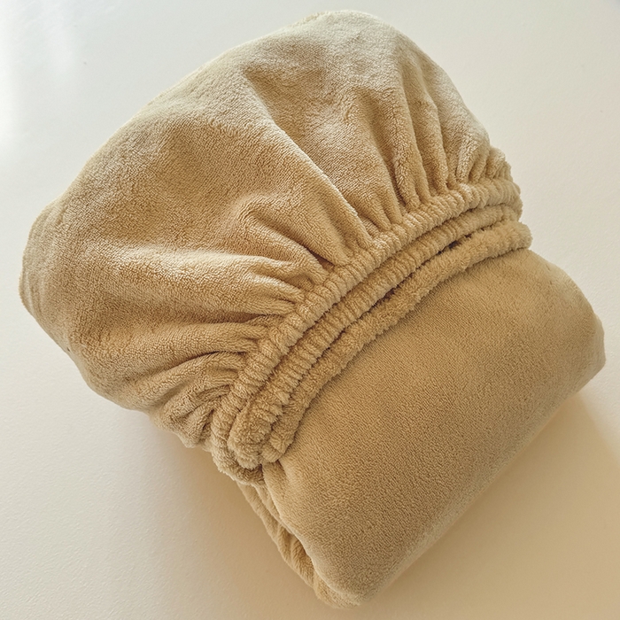 91家纺网 家纺一手货源 找家纺 十一家居 2025新款亲肤舒适高克重恒温亲肤舒适牛奶绒单件床笠单品床笠单床笠系列 浅卡其