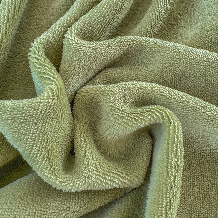 91家纺网 家纺一手货源 找家纺 十一家居 2025新款亲肤舒适高克重恒温亲肤舒适牛奶绒单件床笠单品床笠单床笠系列 香草绿