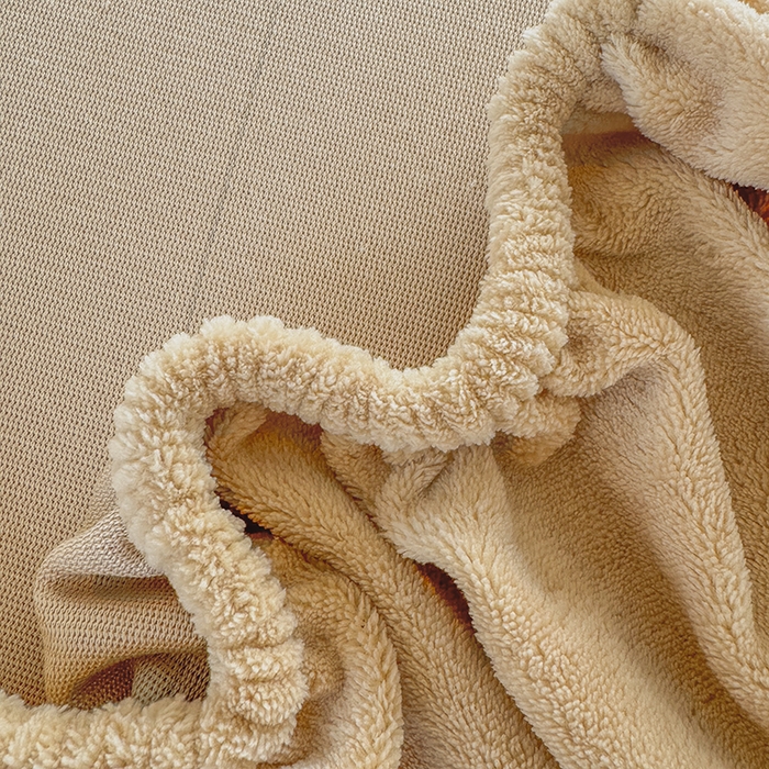 91家纺网 家纺一手货源 找家纺 十一家居 2025新款亲肤舒适高克重恒温亲肤舒适牛奶绒单件床笠单品床笠单床笠系列 浅卡其