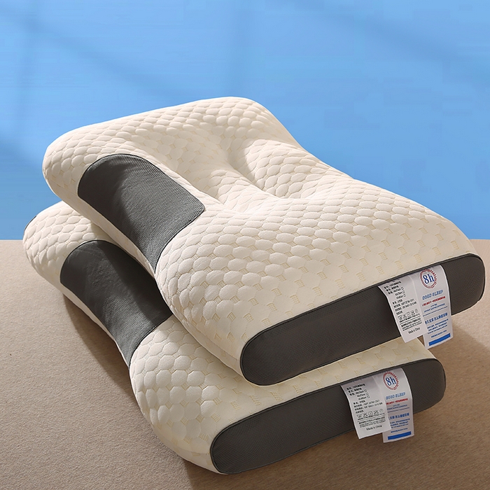 91家纺网 家纺一手货源 找家纺 （总）金牛枕芯 2025新款成人护颈枕水立方针织spa按摩枕枕头枕芯