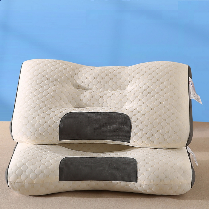 91家纺网 家纺一手货源 找家纺 （总）金牛枕芯 2025新款成人护颈枕水立方针织spa按摩枕枕头枕芯