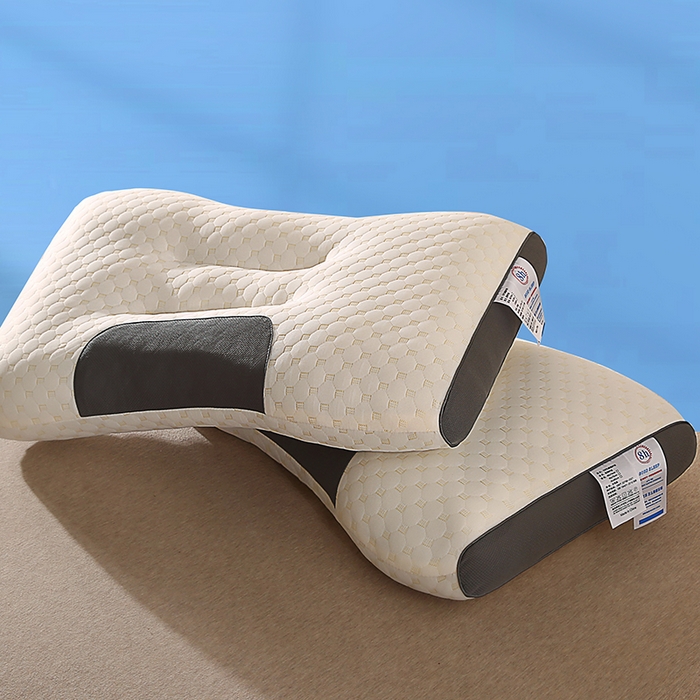 91家纺网 家纺一手货源 找家纺 （总）金牛枕芯 2025新款成人护颈枕水立方针织spa按摩枕枕头枕芯