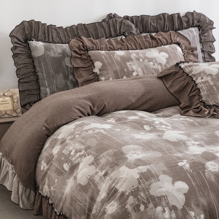 91家纺网 家纺一手货源 找家纺 （总）鲁爱家纺供货 2025新款韩版色织提花四件套