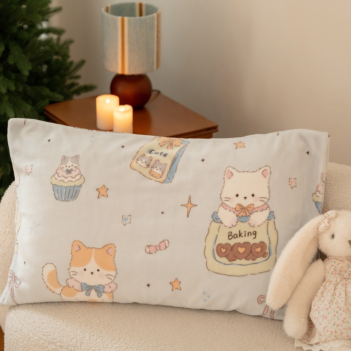 91家纺网 家纺一手货源 找家纺 （总）时光里 2025新款230克印花牛奶绒系列单枕套