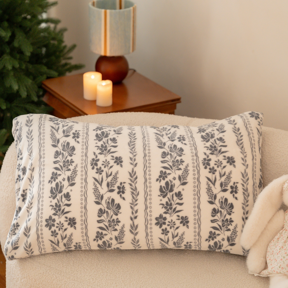 91家纺网 家纺一手货源 找家纺 （总）时光里 2025新款230克印花牛奶绒系列单枕套