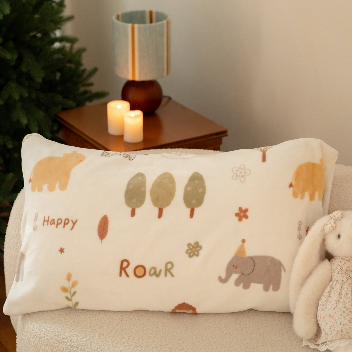 91家纺网 家纺一手货源 找家纺 （总）时光里 2025新款230克印花牛奶绒系列单枕套