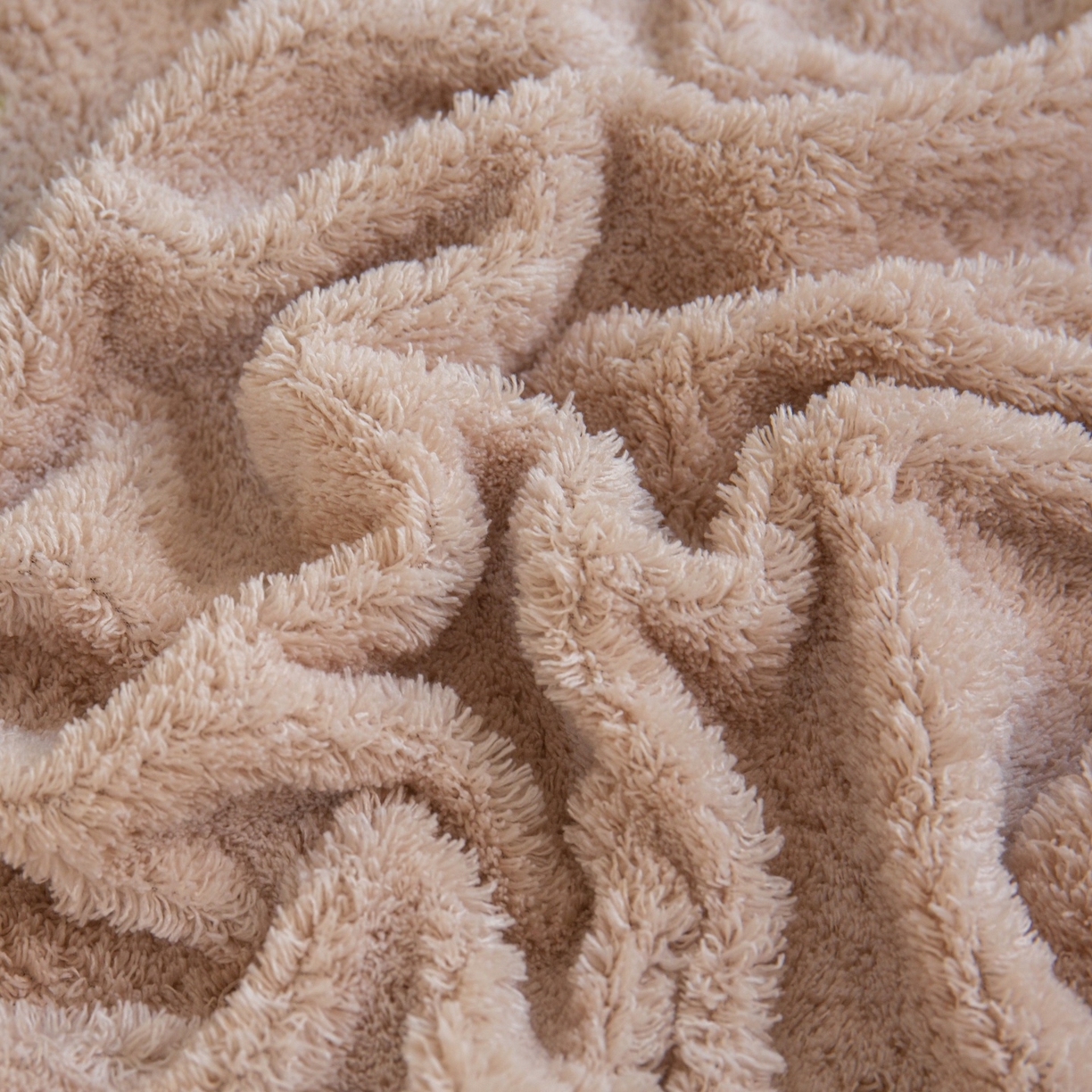 91家纺网 家纺一手货源 找家纺 庭笙 2025新款高克重泰迪绒毛巾刺绣牛奶绒四件套 bubu-奶咖