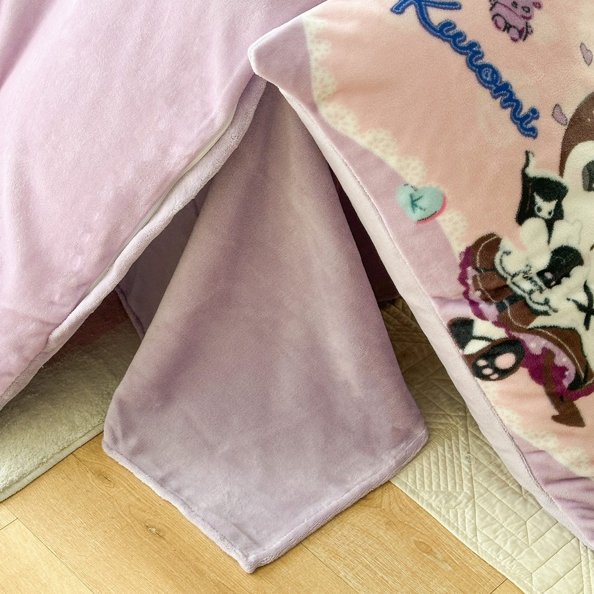 91家纺网 家纺一手货源 找家纺 一电 2025新款双面牛奶绒被套单件150x200儿童加厚法兰珊瑚绒被罩200x230冬季-第三批 公主库洛米