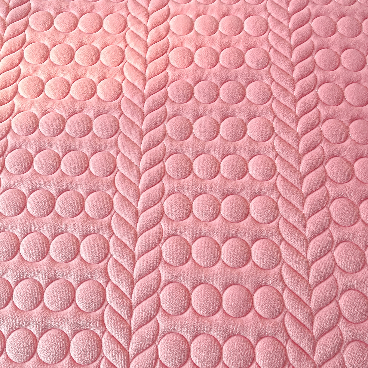 91家纺网 家纺一手货源 找家纺 希廷顿 2025新款速热水晶绒床笠 粉玉色