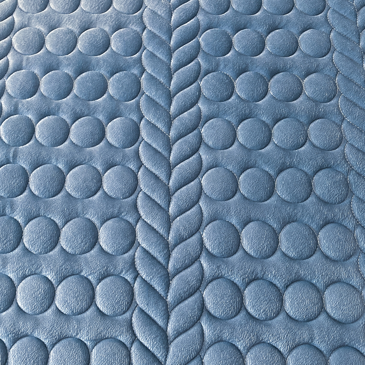 91家纺网 家纺一手货源 找家纺 希廷顿 2025新款速热水晶绒床笠 宾利蓝