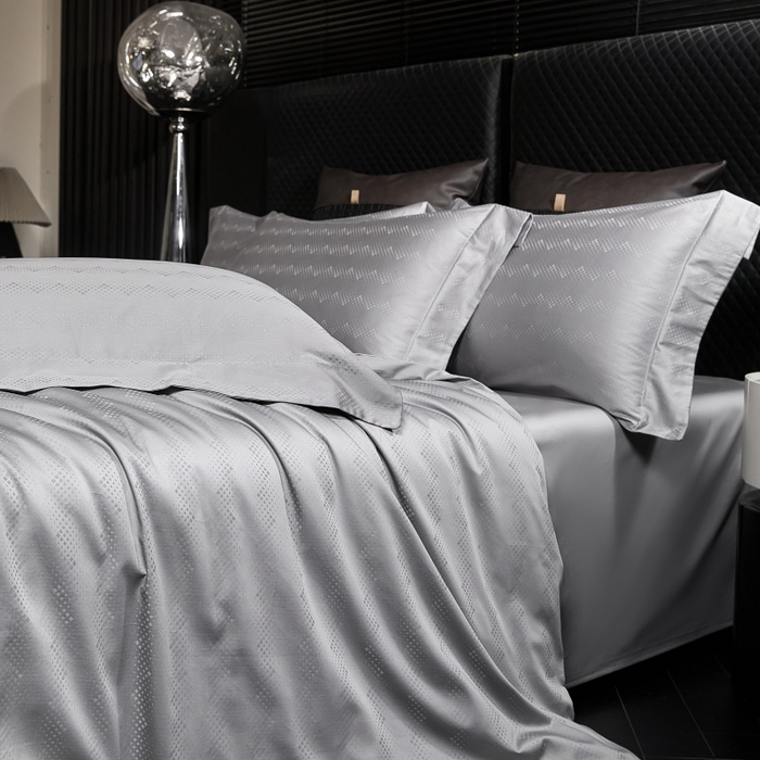 91家纺网 家纺一手货源 找家纺 （总）小丸子家纺（不发货） 2025新款亲肤舒适高端100S长绒棉纯棉银丝提花四件套