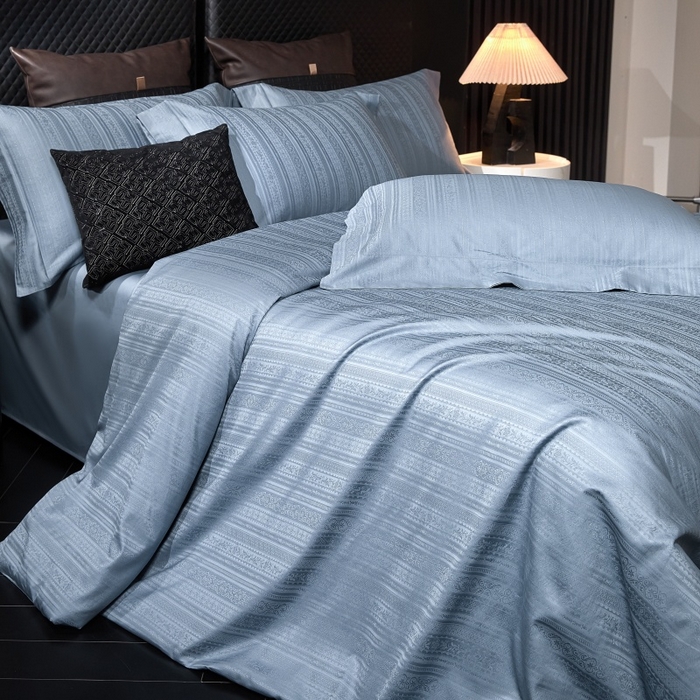 91家纺网 家纺一手货源 找家纺 （总）小丸子家纺（不发货） 2025新款亲肤舒适高端100S长绒棉纯棉银丝提花四件套