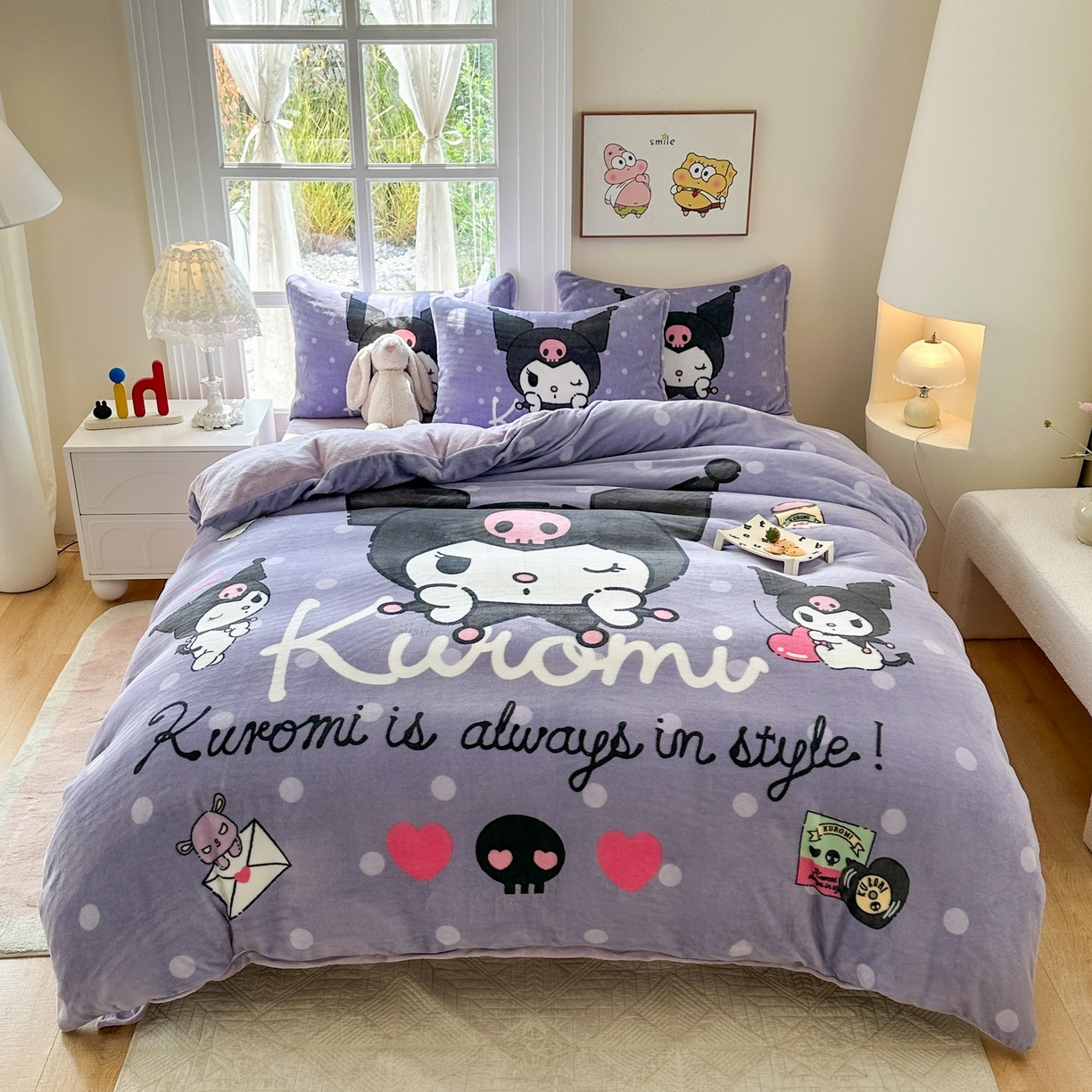 91家纺网 家纺一手货源 找家纺 （总）一电 2025新款冬季双面牛奶珊瑚绒床上四件套法兰绒床品加绒被套床单三件套-第三批