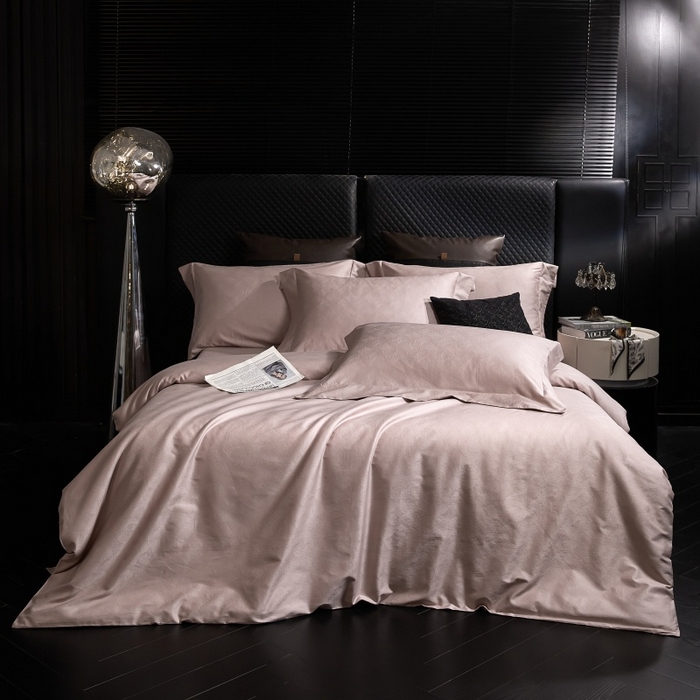 91家纺网 家纺一手货源 找家纺 小丸子家纺（不发货） 2025新款亲肤舒适高端100S长绒棉纯棉银丝提花四件套 寻觅106