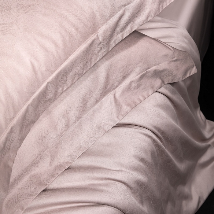 91家纺网 家纺一手货源 找家纺 小丸子家纺（不发货） 2025新款亲肤舒适高端100S长绒棉纯棉银丝提花四件套 寻觅106