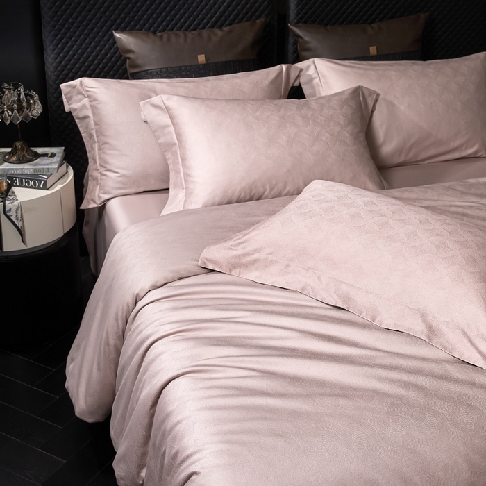 91家纺网 家纺一手货源 找家纺 小丸子家纺（不发货） 2025新款亲肤舒适高端100S长绒棉纯棉银丝提花四件套 寻觅106